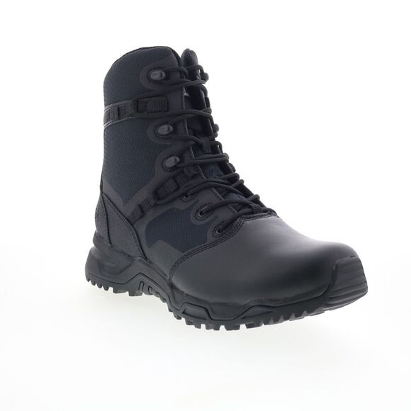 Original Swat Mens Alpha Fury 8" Polishable Toe Side-Zip EN Black Boots (NWT) - Picture 2 of 7
